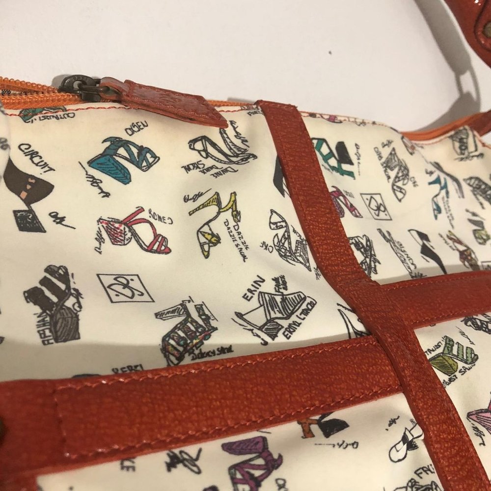 Vintage Donald pliner shoes doodle purse - Picture 2 of 5